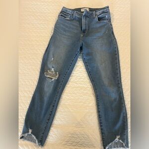 Abercrombie and Fitch The Super Skinny Ankle High Rise curve love jeans